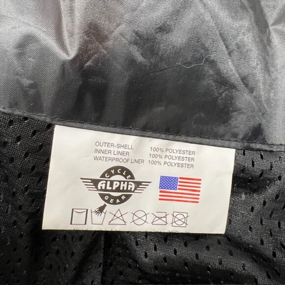 ALPHA CYCLE GEAR WOMEN MOTORCYCLE JACKET Small RIDING ARMOR LINNING REMOVABLE - Picture 4 of 7